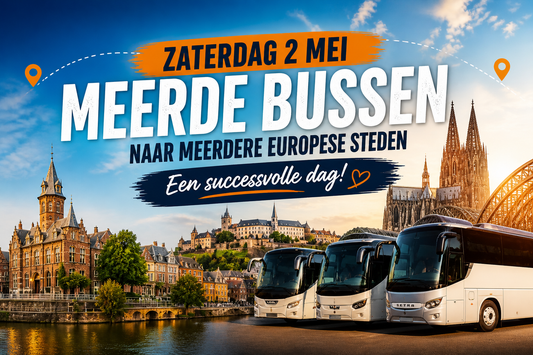 Zaterdag 2 mei: Meerdere bussen, volle reizen en tevreden reizigers